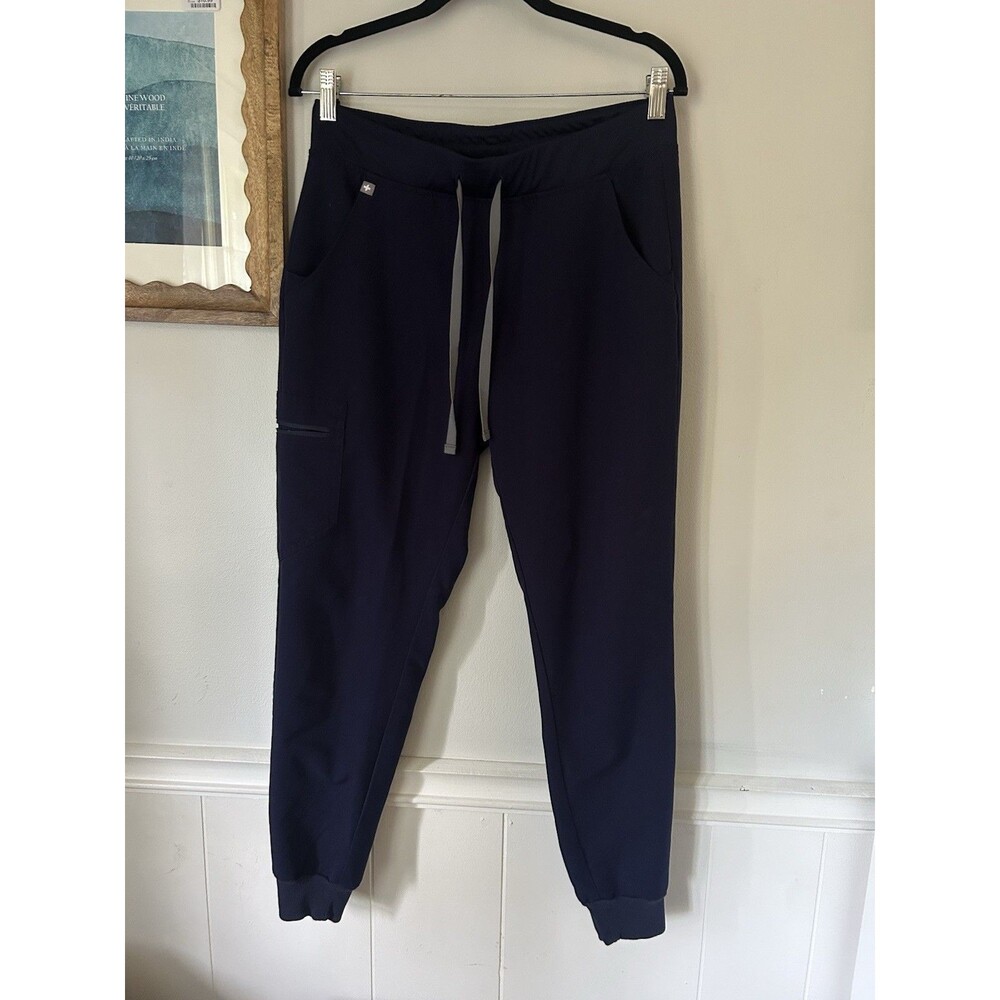 FIGS Technical Collection Zamora Joggers Womens Scrub Pants Medium Navy Blue